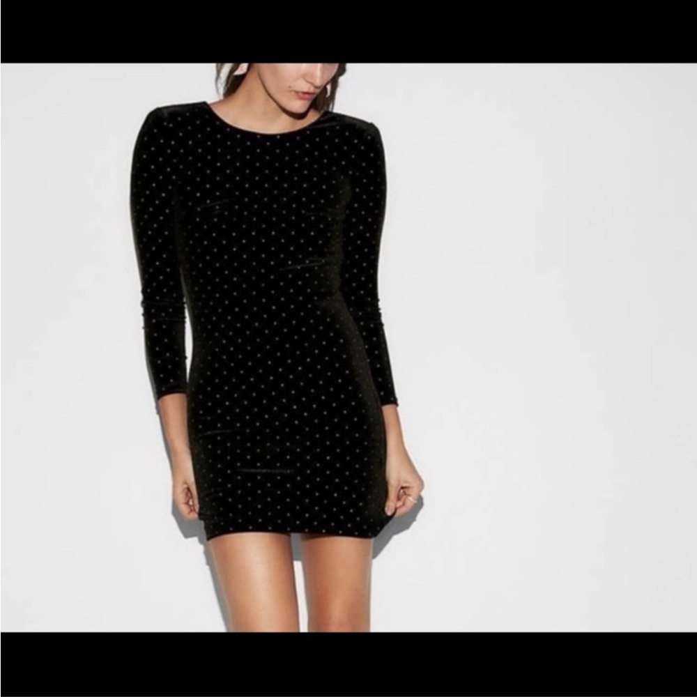Express Velvet Minidress